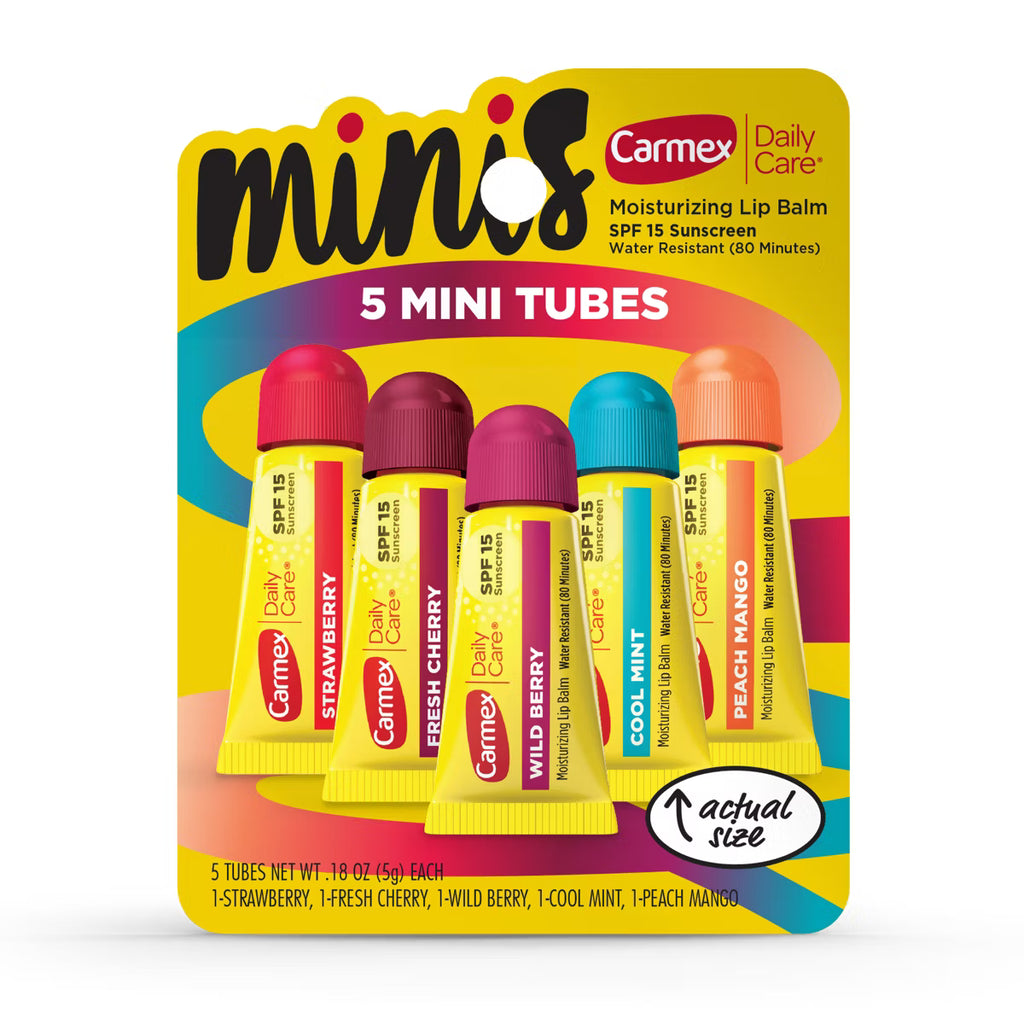 Carmex Daily Care Mini Moisturizing Lipbalm Set - SPF 15