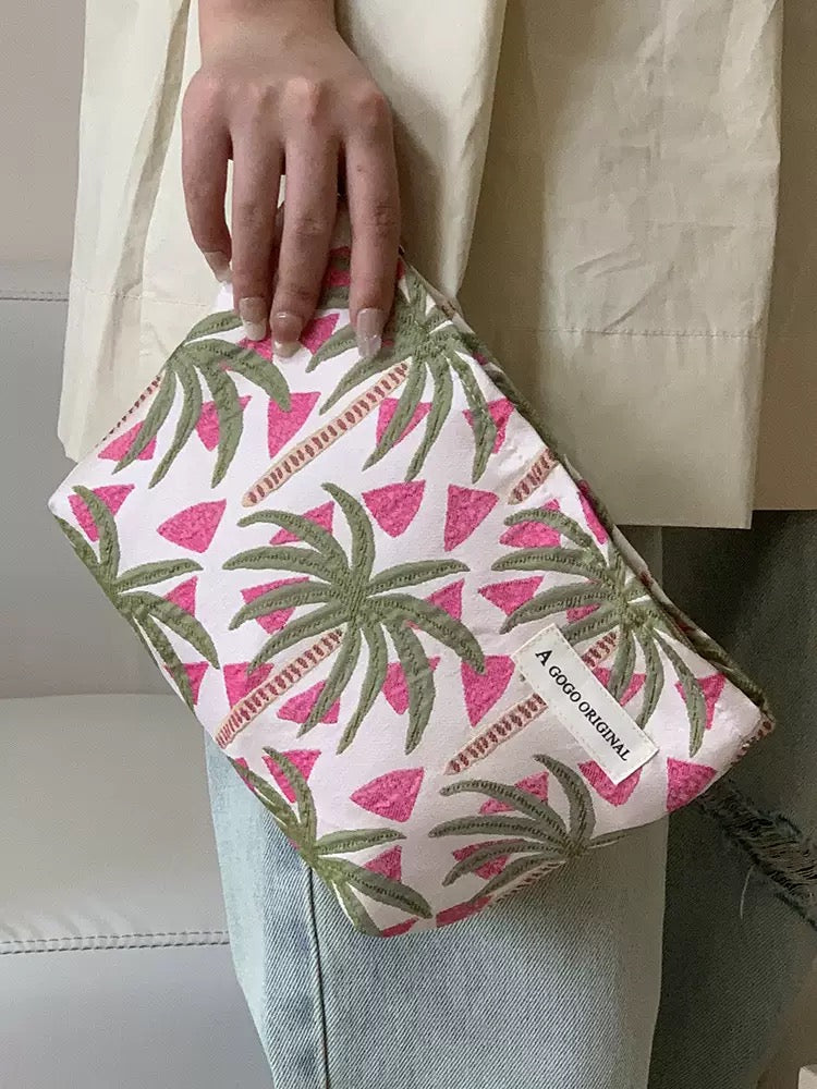 Tropical Style Makeup Bag