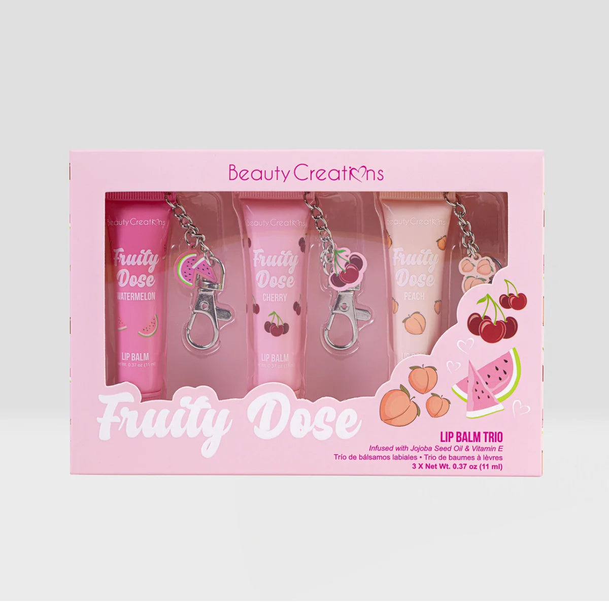 Fruity Dose Keychain Lipbalm Set