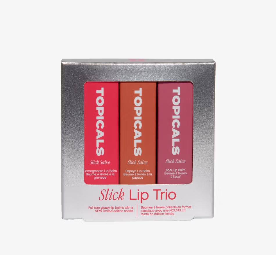 Topicals Lip Salve Slick Lip Trio